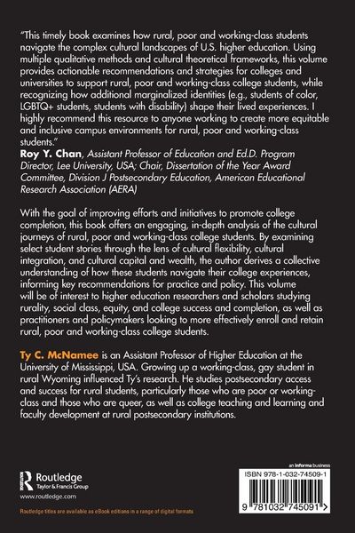 Produktbild: The Cultural Journeys of Rural, Poor and Working-Class College Students