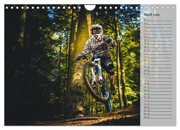 Produktbild: Mountainbike Action (Wandkalender 2026 DIN A4 quer), CALVENDO Monatskalender