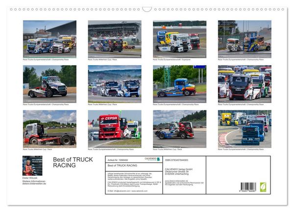 Produktbild: Best of TRUCK RACING (Wandkalender 2026 DIN A2 quer), CALVENDO Monatskalender
