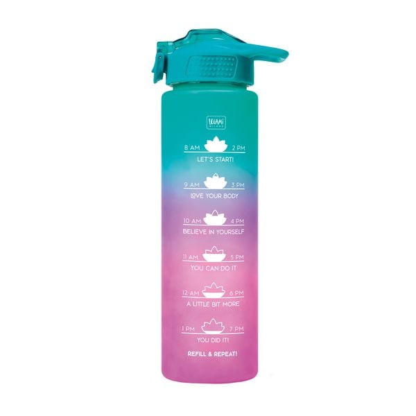 Legami Motivierende Trinkflasche - Love Yourself - Sunrise Vibes