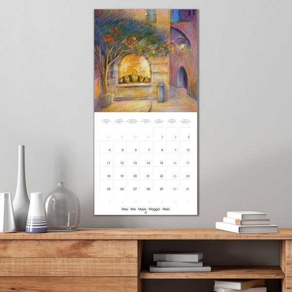 Produktbild: Impressions pastel (Calendrier mural carr&eacute; 2026 30x30 cm) Calendrier double avec une page pour vos prises de notes