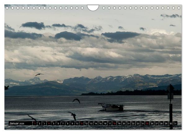 Produktbild: BODENSEE (Wandkalender 2026 DIN A4 quer), CALVENDO Monatskalender