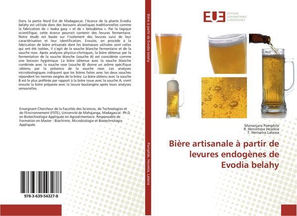 Produktbild: Bi&egrave;re artisanale &agrave; partir de levures endog&egrave;nes de Evodia belahy