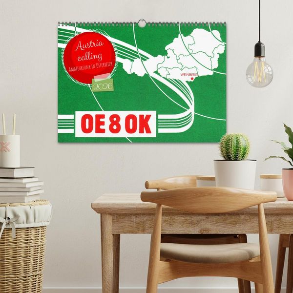 Produktbild: Austria calling - Amateurfunk in &Ouml;sterreich (Wandkalender 2026 DIN A3 quer), CALVENDO Monatskalender