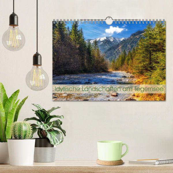 Produktbild: Idyllische Landschaften am Tegernsee (Wandkalender 2026 DIN A4 quer), CALVENDO Monatskalender