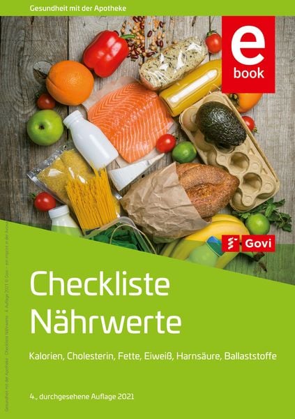 Produktbild: Checkliste N&auml;hrwerte