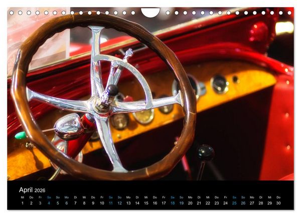 Produktbild: CLASSIC COCKPITS - Funktionale Kunstwerke aus einer anderen Zeit (Wandkalender 2026 DIN A4 quer), CALVENDO Monatskalender