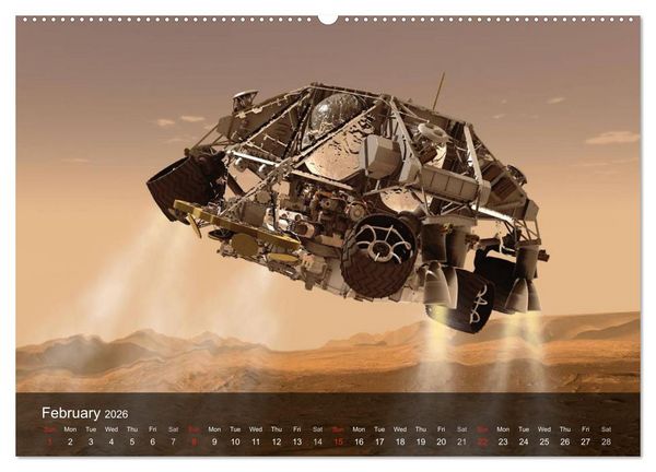 Produktbild: Space and Universe (High Quality Premium Wall Calendar 2026 DIN A2 landscape),CALVENDO 12 Month Wall Calendar