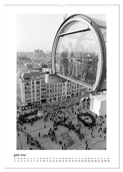 Produktbild: Visage de Paris, ann&eacute;es 1970 (Calendrier mural 2026 DIN A2 horizontal), CALVENDO calendrier mensuel