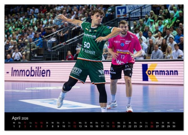 Produktbild: Kalender - HSG Wetzlar Handball Bundesliga Saison 2025/2026 (Wandkalender 2026 DIN A3 quer), CALVENDO Monatskalender