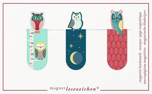 Produktbild: Magnetlesezeichen Nachteulen