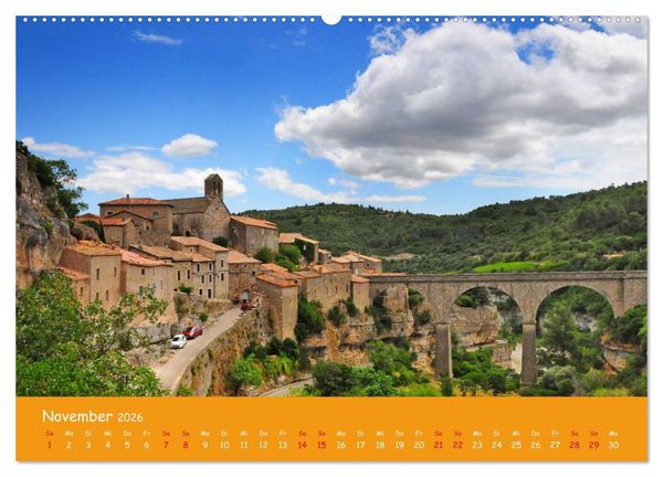 Produktbild: Quer durch S&uuml;dfrankreich (hochwertiger Premium Wandkalender 2026 DIN A2 quer), Kunstdruck in Hochglanz