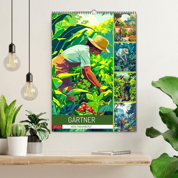 Produktbild: G&auml;rtner - Mein Traumberuf (Wandkalender 2026 DIN A2 hoch), CALVENDO Monatskalender