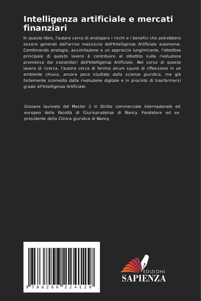 Produktbild: Intelligenza artificiale e mercati finanziari