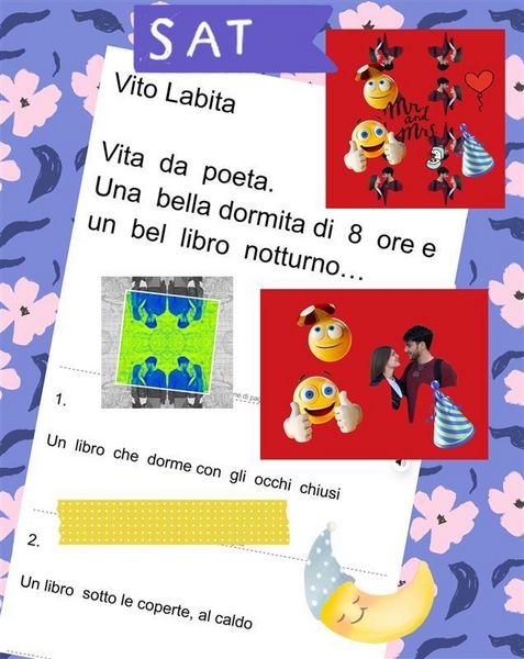 Produktbild: Vita da poeta. Una bella dormita di 8 ore e un bel libro notturno