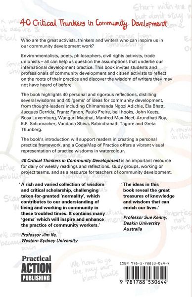 Produktbild: 40 Critical Thinkers in Community Development