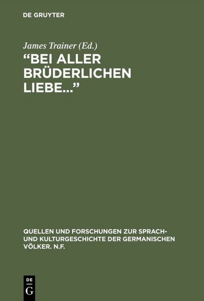 Produktbild: &ldquo;Bei aller br&uuml;derlichen Liebe...&rdquo;