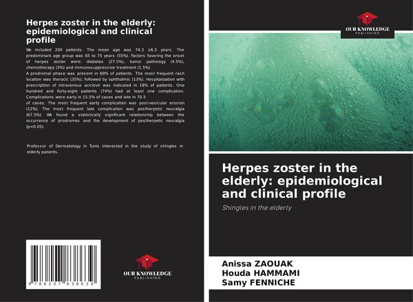 Produktbild: Herpes zoster in the elderly: epidemiological and clinical profile