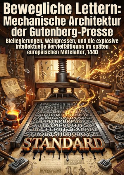 Produktbild: Bewegliche Lettern: Mechanische Architektur der Gutenberg-Presse