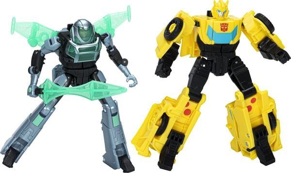 Hasbro - Transformers - EarthSpark Cyber-Combiner Bumblebee und Mo Malto