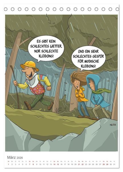 Produktbild: Okay, Boomer - Cartoons (Tischkalender 2026 DIN A5 hoch), CALVENDO Monatskalender