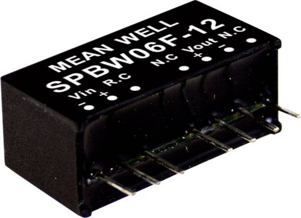 MEAN WELL SPBW06F-05 DC/DC-Wandlermodul 1.2A 6W Anzahl Ausgänge: 1 x Inhalt 1St.
