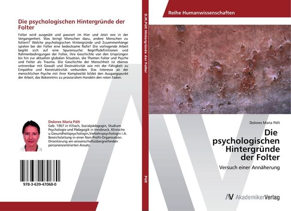 Produktbild: Die psychologischen Hintergr&uuml;nde der Folter