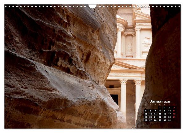 Produktbild: Petra - Felsenstadt in der W&uuml;ste (Wandkalender 2026 DIN A3 quer), CALVENDO Monatskalender