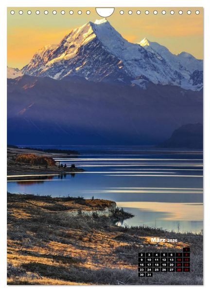 Produktbild: Neuseeland, Inseln der Tr&auml;ume (Wandkalender 2026 DIN A4 hoch), CALVENDO Monatskalender