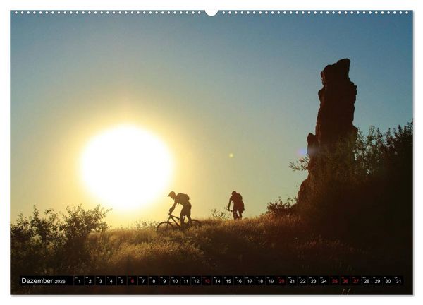 Produktbild: Mountainbike Traumpfade (hochwertiger Premium Wandkalender 2026 DIN A2 quer), Kunstdruck in Hochglanz