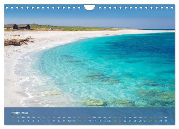 Produktbild: Sardaigne - L'&acirc;me sauvage de la M&eacute;diterran&eacute;e (Calendrier mural 2026 DIN A4 vertical), CALVENDO calendrier mensuel