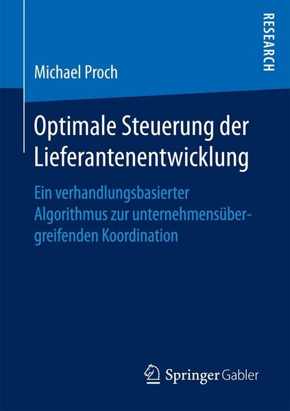 Produktbild: Optimale Steuerung der Lieferantenentwicklung