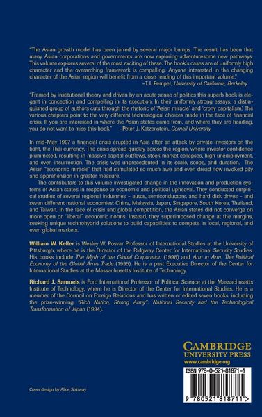 Produktbild: Crisis and Innovation in Asian Technology