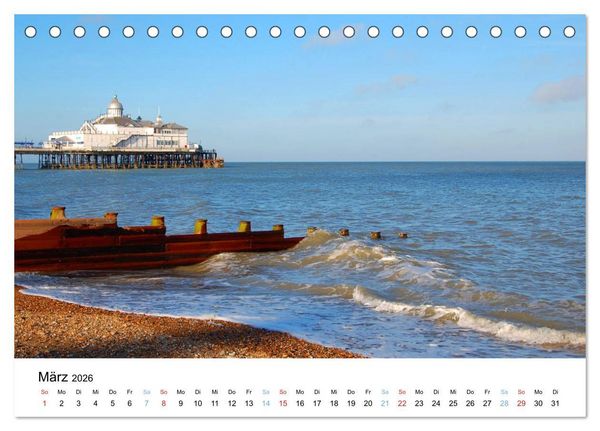 Produktbild: East Sussex (Tischkalender 2026 DIN A5 quer), CALVENDO Monatskalender