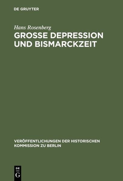 Produktbild: Grosse Depression und Bismarckzeit