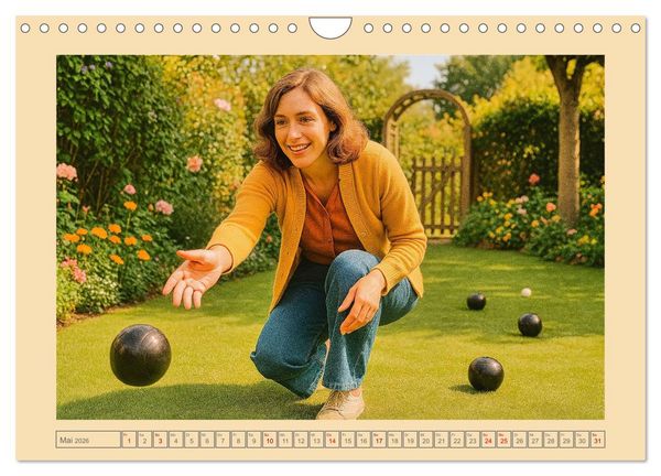 Produktbild: Hobbytr&auml;ume - Einblicke in Freizeit und Hobbys von den 50ern bis 80ern (Wandkalender 2026 DIN A4 quer), CALVENDO Monatskalender
