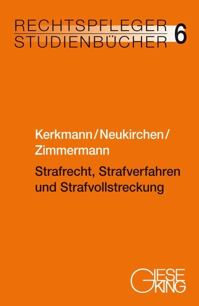 Produktbild: Strafrecht, Strafverfahren und Strafvollstreckung