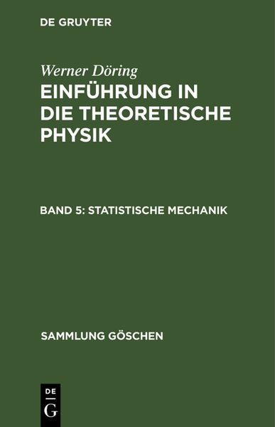 Produktbild: Statistische Mechanik