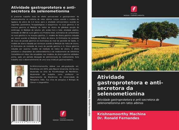 Produktbild: Atividade gastroprotetora e anti-secretora da selenometionina