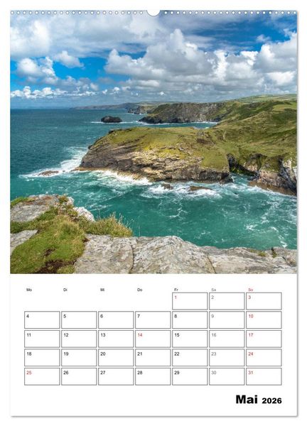 Produktbild: Foto-Momente S&uuml;d-England - Magische Orte (hochwertiger Premium Wandkalender 2026 DIN A2 hoch), Kunstdruck in Hochglanz