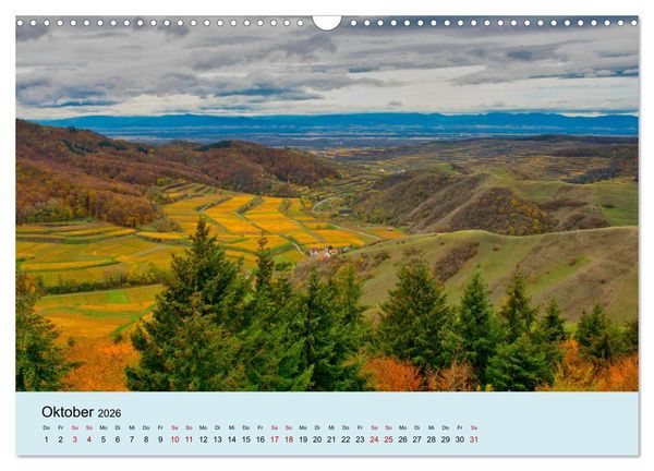 Produktbild: Kaiserstuhlblicke (Wandkalender 2026 DIN A3 quer), CALVENDO Monatskalender