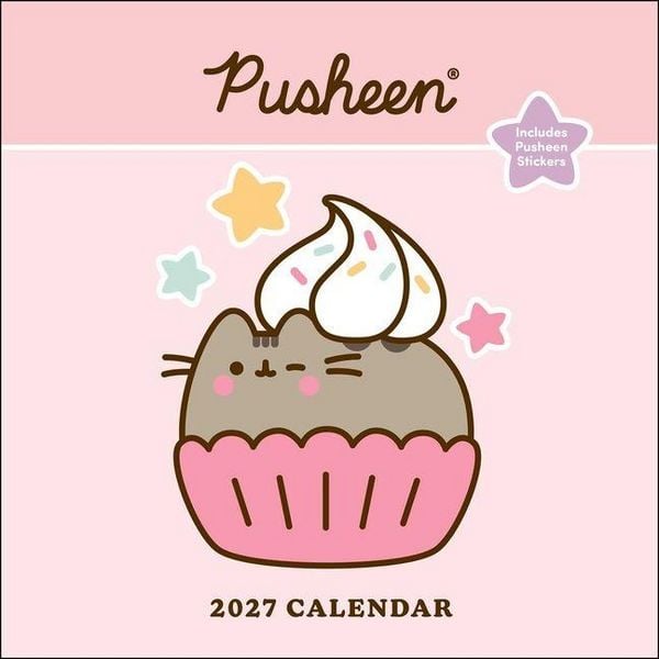 Produktbild: Pusheen 2027 Wall Calendar with Stickers