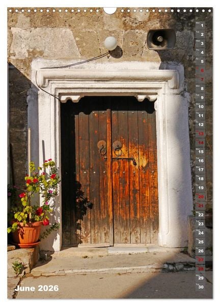 Produktbild: antique doors around europe (Wall Calendar 2026 DIN A3 portrait), CALVENDO 12 Month Wall Calendar