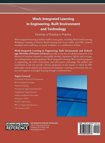 Produktbild: Work-Integrated Learning in Engineering, Built Environment and Technology