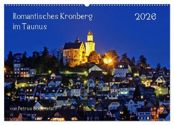 Romantisches Kronberg im Taunus (Wandkalender 2026 DIN A2 quer), CALVENDO Monatskalender