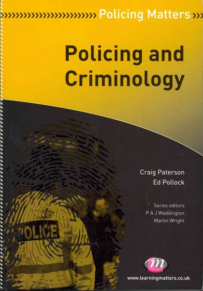 Produktbild: Policing and Criminology