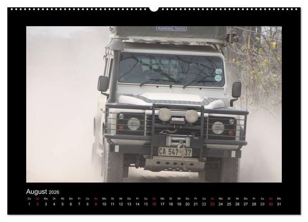 Produktbild: Land Rover Defender - Unterwegs in Afrika (Wandkalender 2026 DIN A2 quer), CALVENDO Monatskalender