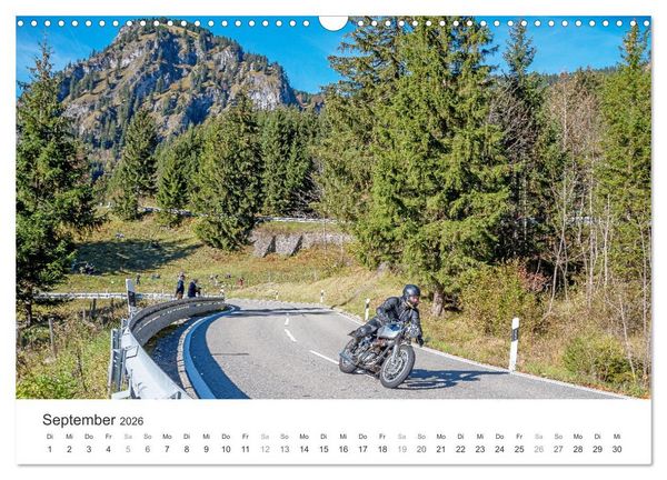 Produktbild: Motorr&auml;der am Jochpass (Wandkalender 2026 DIN A3 quer), CALVENDO Monatskalender
