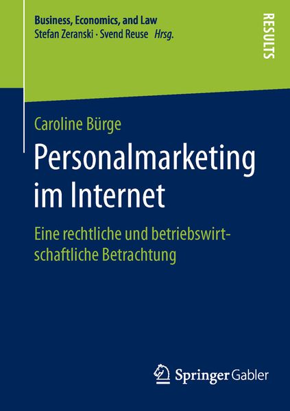 Produktbild: Personalmarketing im Internet