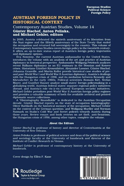 Produktbild: Austrian Foreign Policy in Historical Context